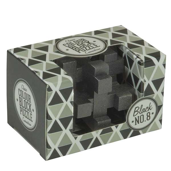 COLOUR BLOCK PUZZLES BLACK/GREY The Happy Puzzle Company